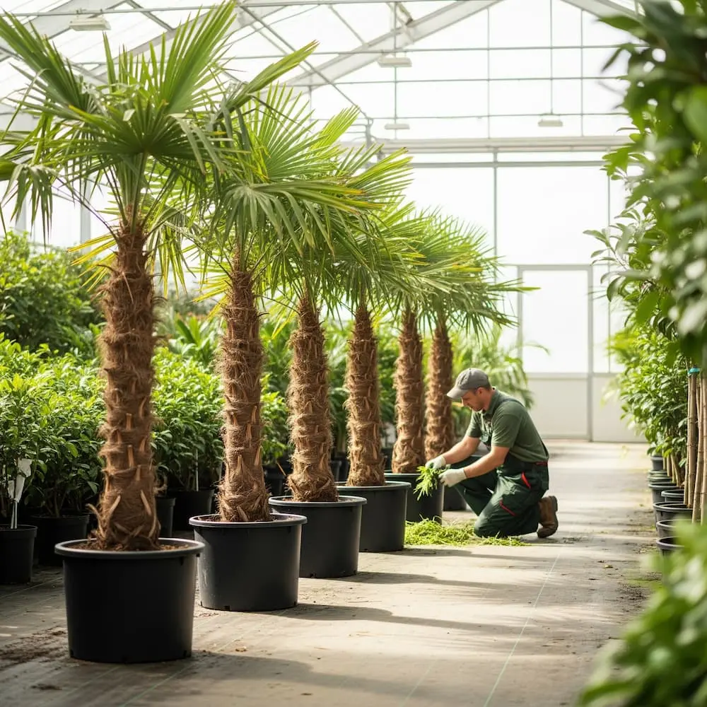 Chamaerops en distintas medidas, palmera ideal para Madrid