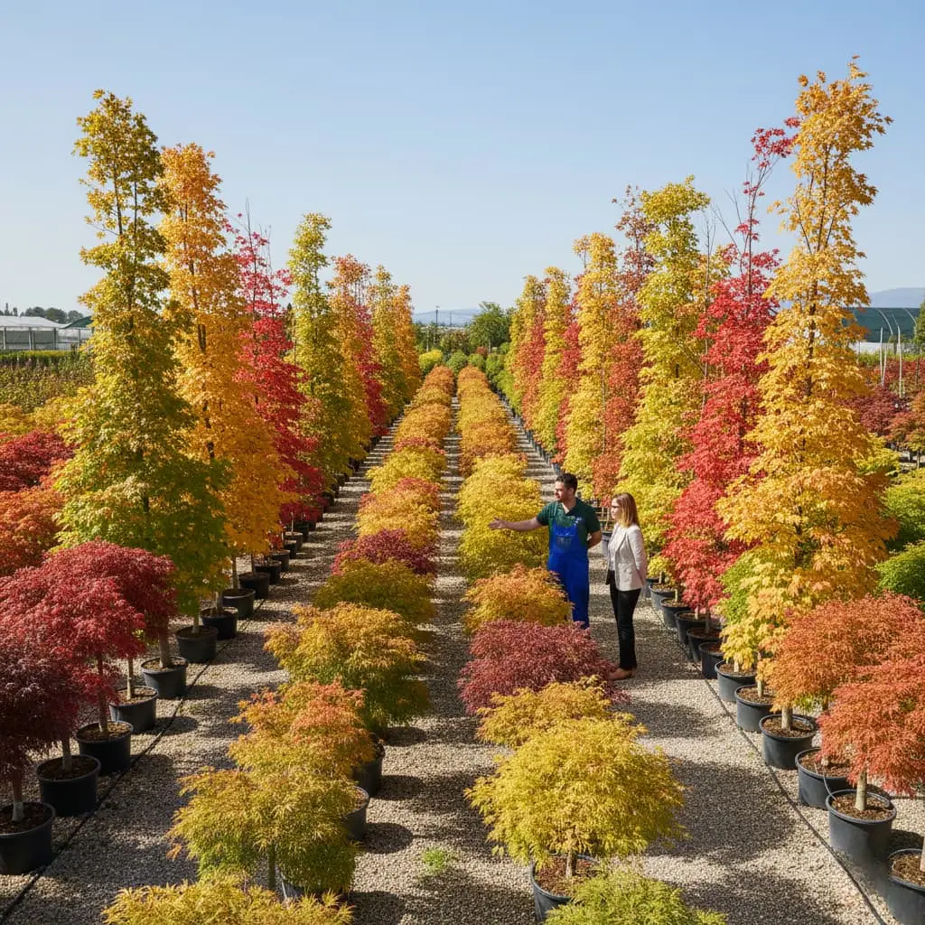 arbolado en vivero Octubre/Noviembre