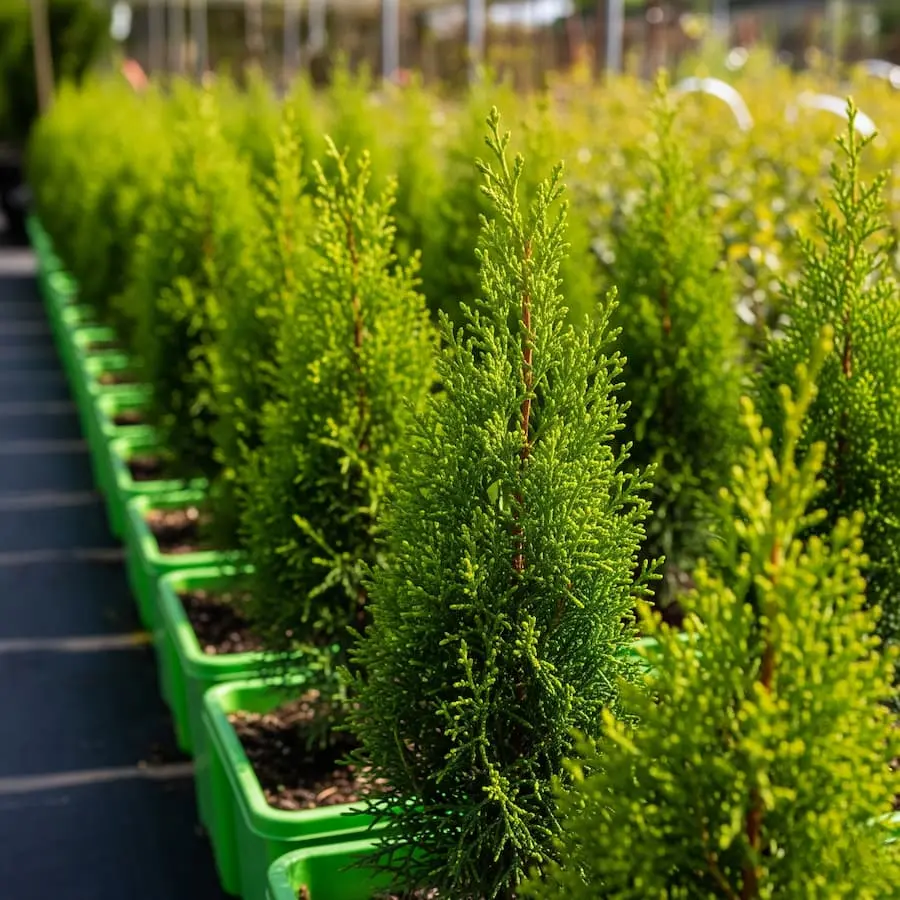 leylandii joven en maceta