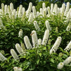 `prunus luistanica detalle flor y hoja