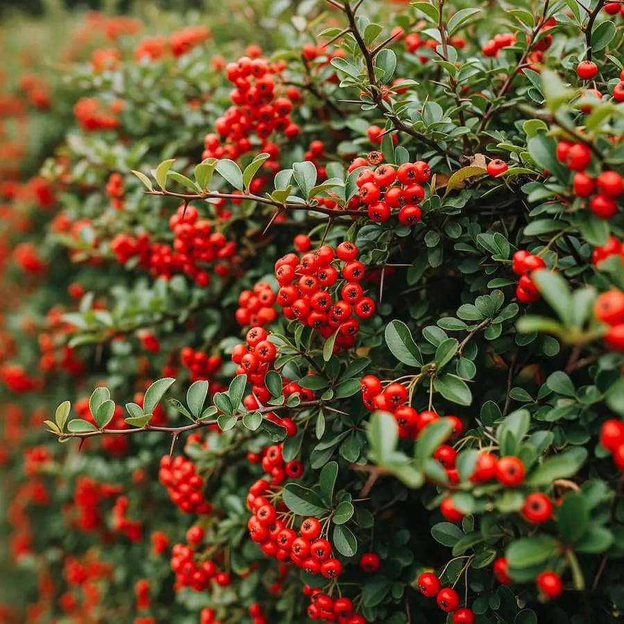 pyracantha una extraordinaria planta para formar un seto defensivo