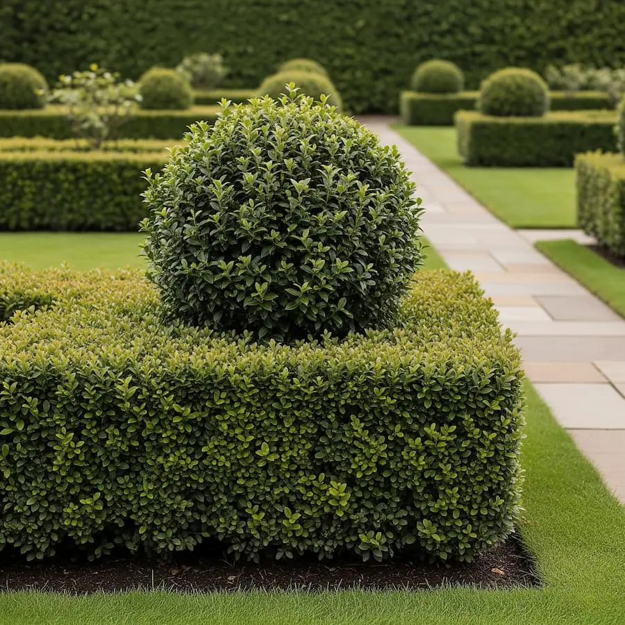 poda de boj, arte topiaria