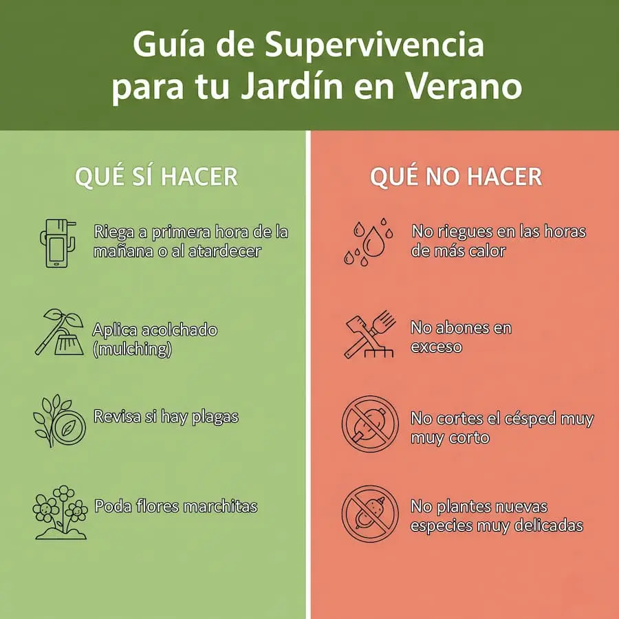 guis de supervivencia jardin