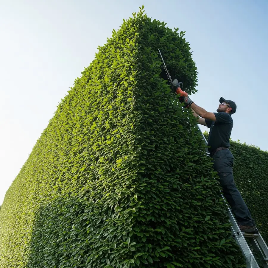 poda de seto poda invernal de seto alto